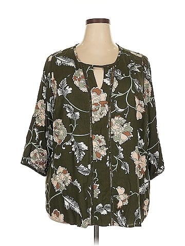 Market and Spruce 3/4 Sleeve Blouse (view 1)