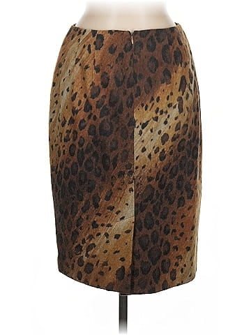 Linda Allard Ellen Tracy Faux Leather Skirt (view 2)