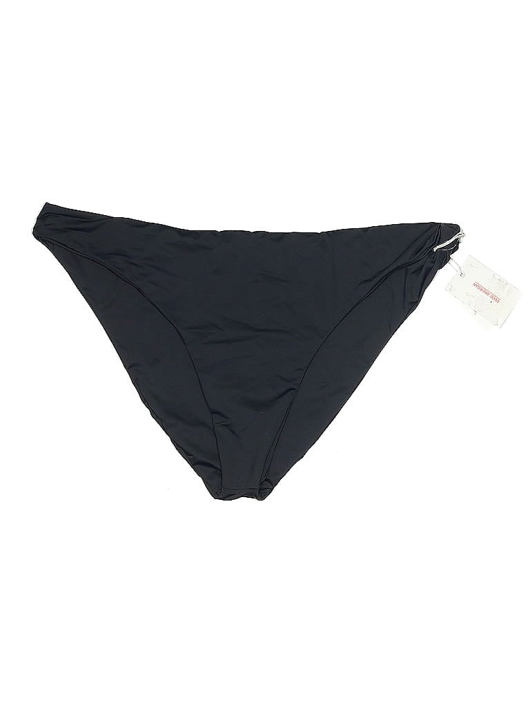Pre-owned Good American Swimsuit Bottoms In Black