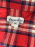 Steven Alan 100% Cotton Plaid Red Long Sleeve Button-Down Shirt Size P (petite) - photo 7