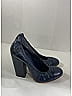 Chanel 100% Leather Blue Heels Size EU 40 - photo 11