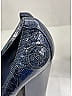 Chanel 100% Leather Blue Heels Size EU 40 - photo 8