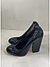 Chanel 100% Leather Blue Heels Size EU 40 - photo 9