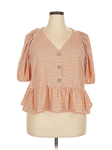 LC Lauren Conrad 3/4 Sleeve Blouse (view 1)