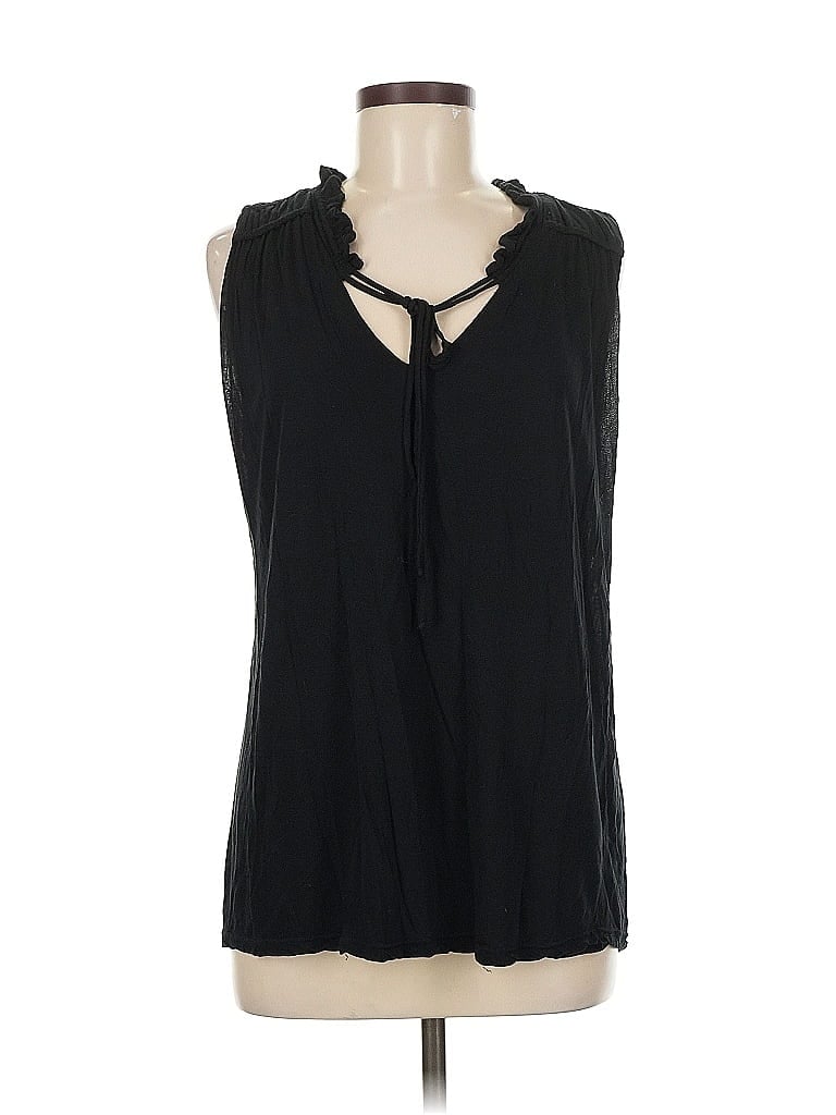 Pre-owned Left Coast By Dolan Sleeveless T-shirt In Black