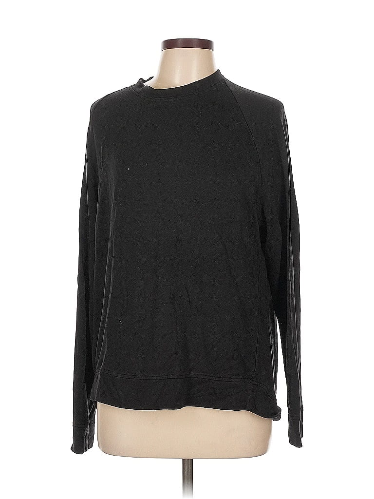 Pre-owned Lou & Grey Long Sleeve T-shirt In Black