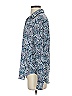 Abbey Glass Print Blue Long Sleeve Blouse Size S - photo 5