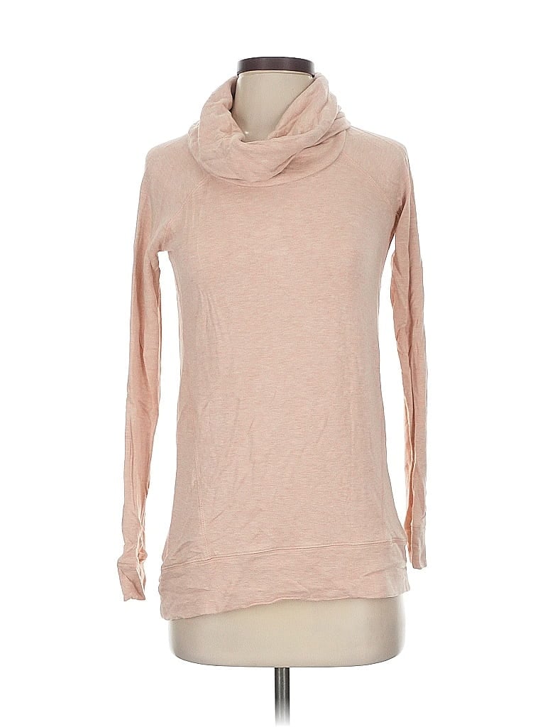 Pre-owned Lou & Grey Turtleneck Sweater In Pink