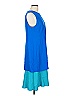 Akris Punto Color Block Blue Casual Dress Size 10 - photo 4