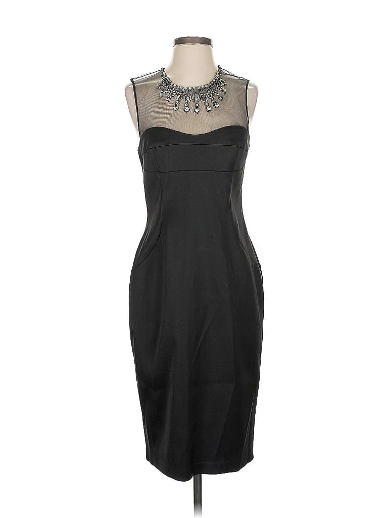 Pre-owned David Meister Cocktail Dress In Black