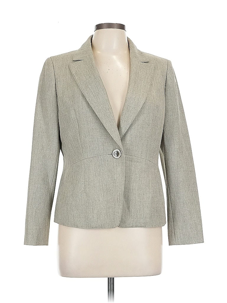 Pre-owned Le Suit Blazer Jacket In Gray