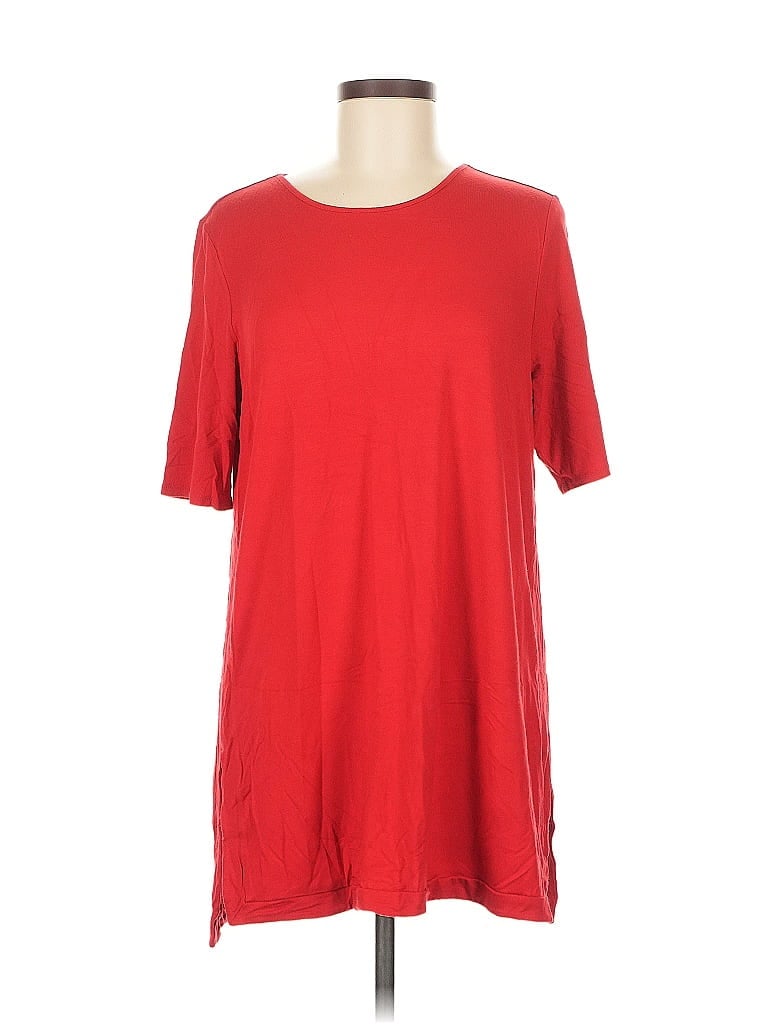Pre-owned Jjill Casual Dress In Red