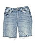 Paige Blue Denim Shorts Size 24 waist - photo 1