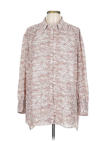 H By Halston Long Sleeve Blouse (view 1)