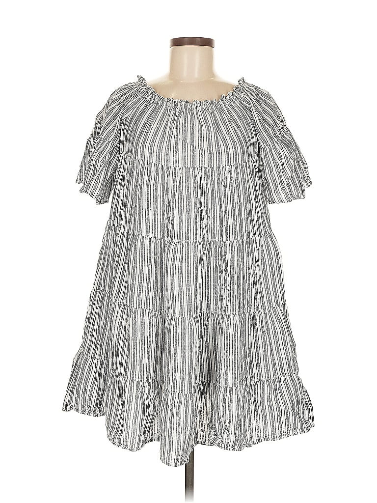 MAX STUDIO Pre-owned Casual Dress In Gray