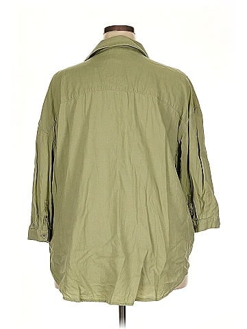 Treasure & Bond 3/4 Sleeve Button-Down Shirt (view 2)