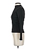 Nisan 100% Polyester Solid Black Long Sleeve Top Size EU 36 / US 6 (estimated) - photo 5