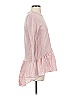 English Factory 100% Cotton Pink 3/4 Sleeve Top Size S - photo 3