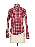 Steven Alan 100% Cotton Plaid Red Long Sleeve Button-Down Shirt Size P (petite) - photo 1