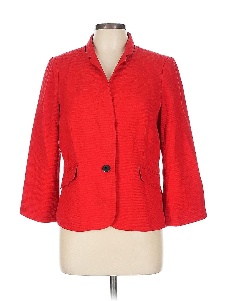 Pre-owned The Limited Blazer Jacket In Red