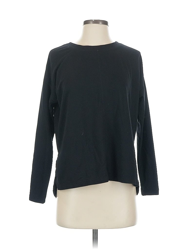 Pre-owned Active By Old Navy 3/4 Sleeve T-shirt In Black