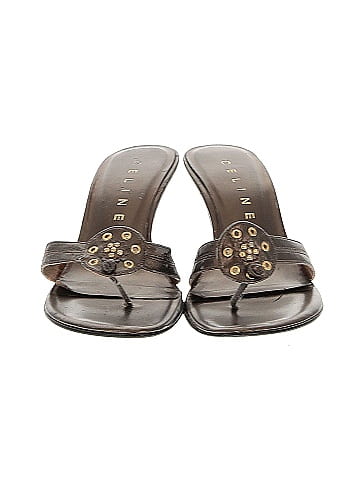 Céline Gray Brown Heels Size EU 35