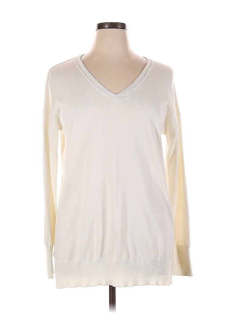 Pre-owned Amazon Essentials Pullover Sweater In White