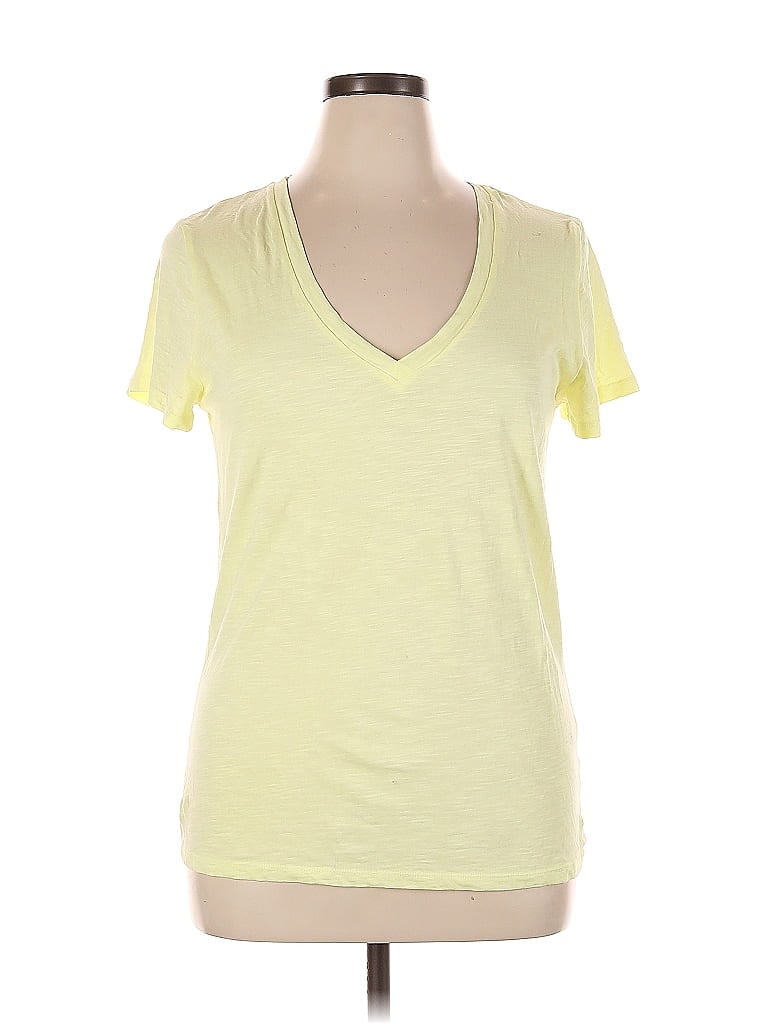 Pre-owned Universal Thread Short Sleeve T-shirt In Yellow