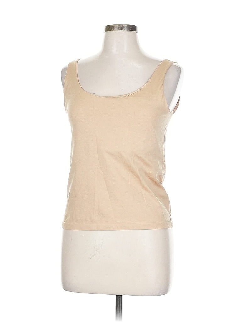 Pre-owned Avec Les Filles Sleeveless T-shirt In Brown
