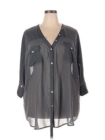 Daniel Rainn 3/4 Sleeve Button-Down Shirt (view 1)
