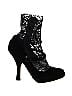 Dolce & Gabbana 100% Suede Black uede Ankle Length Lace Mary Jane Pumps Size EU 39 1/2 - photo 1