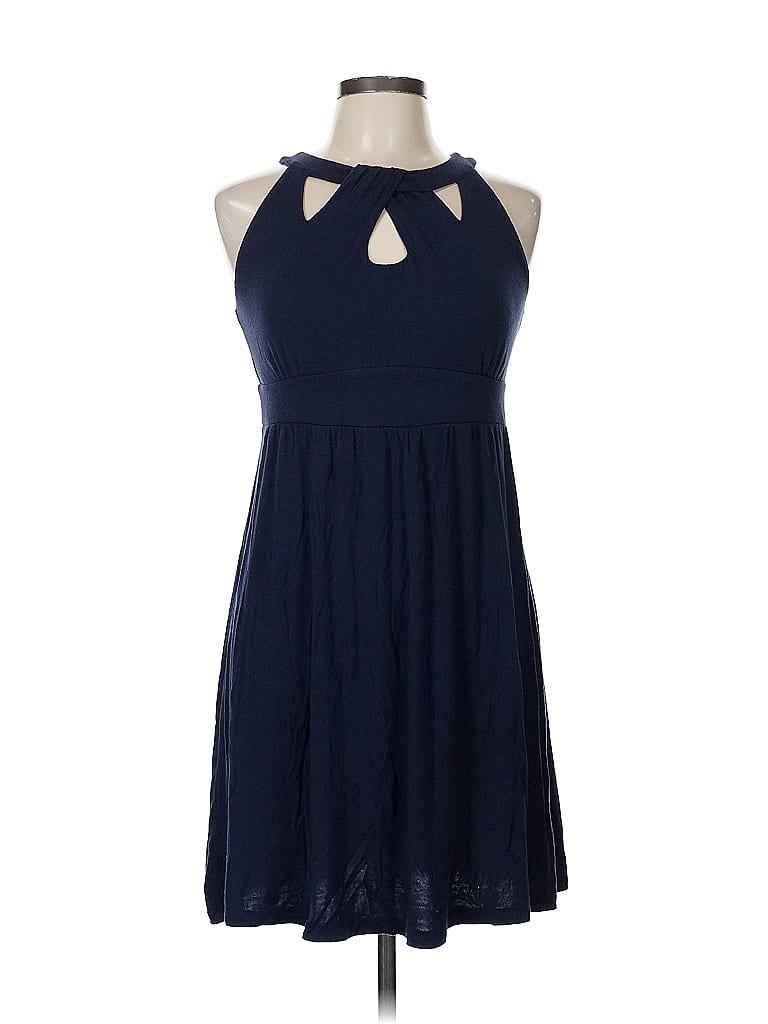 Pre-owned Ann Taylor Loft Outlet Casual Dress In Blue