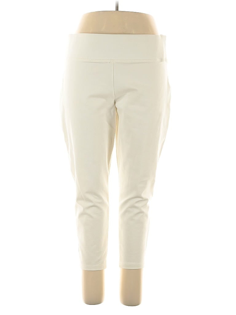 Pre-owned Vince Camuto Active Pants In White