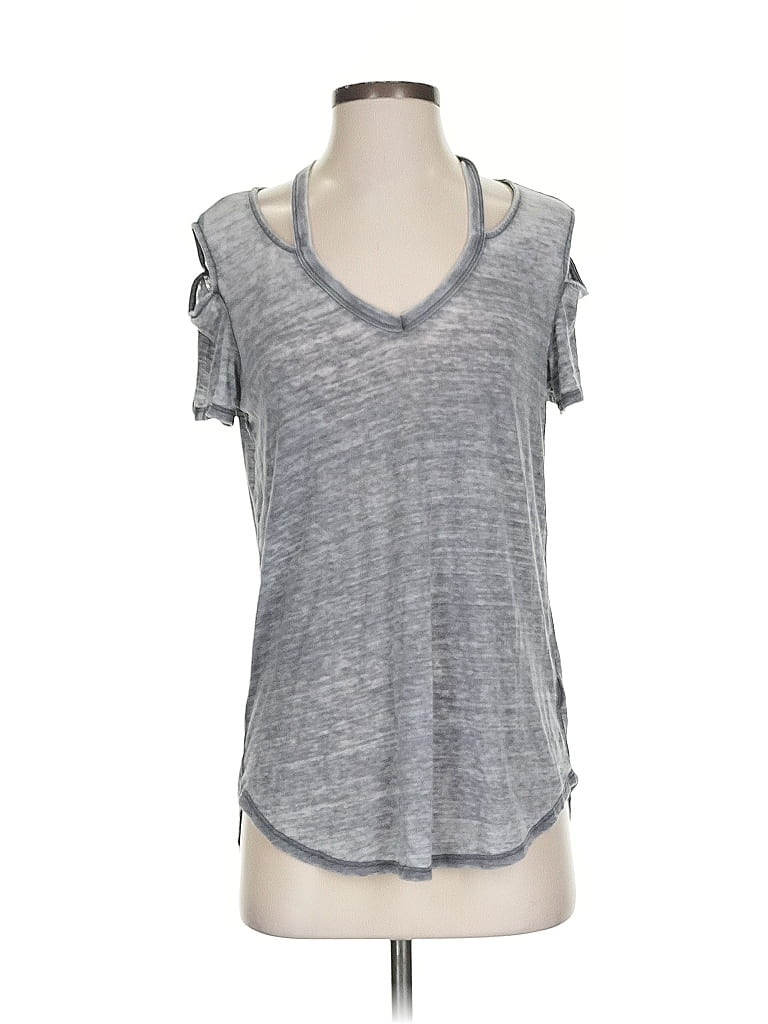 Pre-owned Express One Eleven Short Sleeve T-shirt In Gray