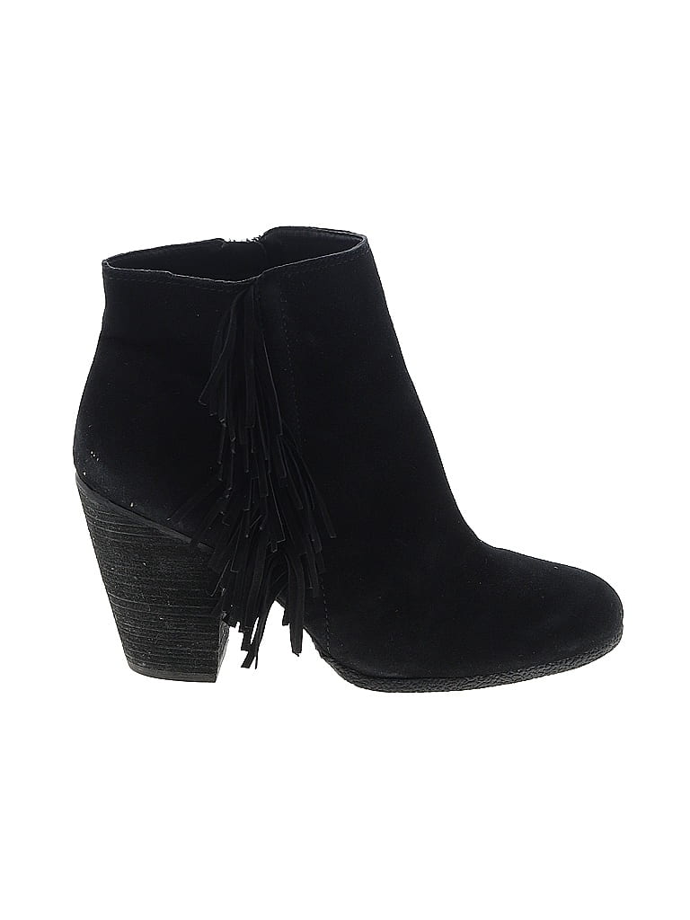 Pre-owned Vince Camuto Ankle Boots In Black