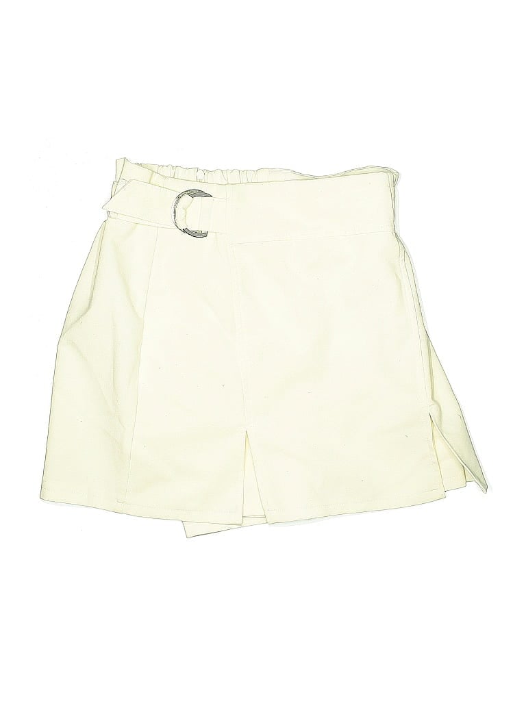 Pre-owned Bershka Casual Skirt In White