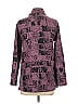 SHEN Print Purple Wool Coat Size 1 - photo 2