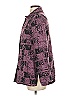 SHEN Print Purple Wool Coat Size 1 - photo 5