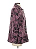 SHEN Print Purple Wool Coat Size 1 - photo 4