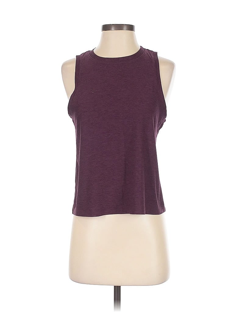 Pre-owned Unbranded Sleeveless T-shirt In Purple