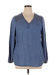 Cj Banks Long Sleeve Blouse
