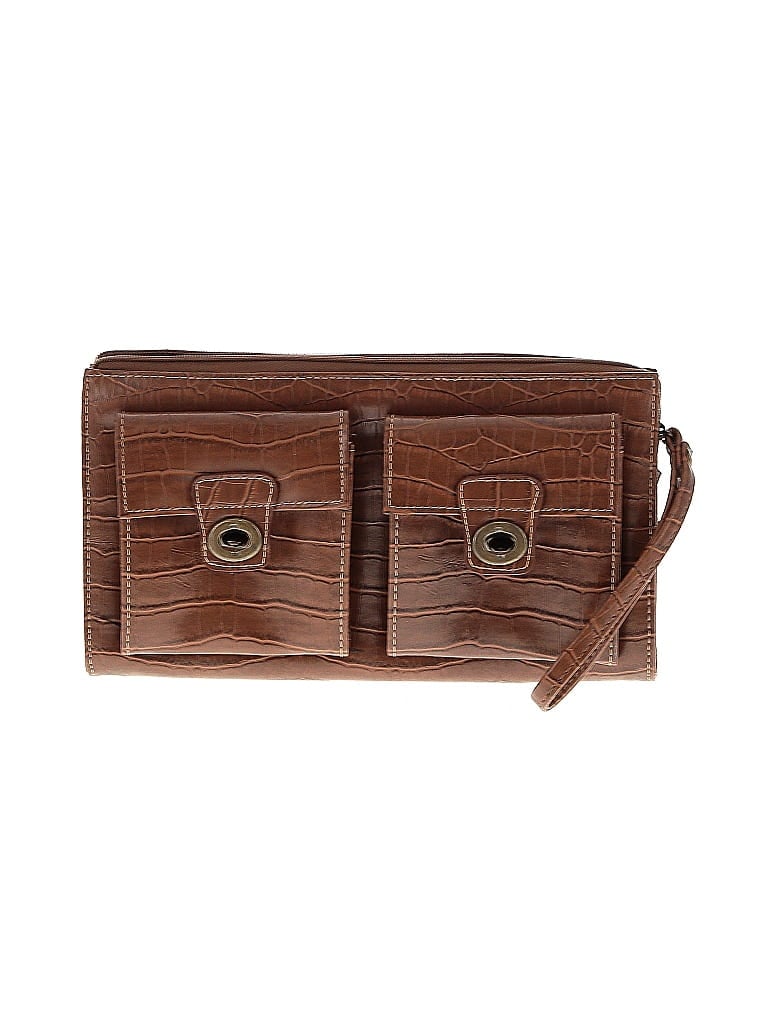 Pre-owned Unbranded Clutch In Brown