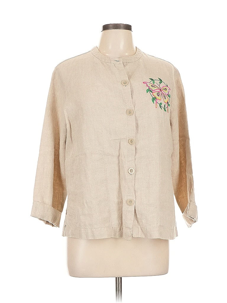 Pre-owned Liz Claiborne Jacket In Brown