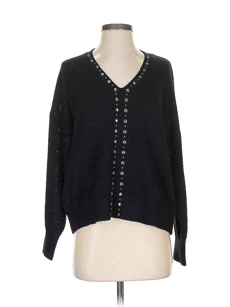 Pre-owned Rebecca Minkoff Cardigan Sweater In Black