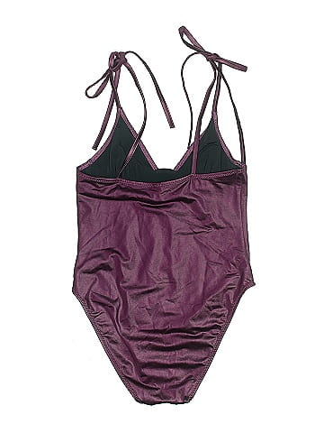 Solid & Striped One Piece Swimsuit (view 2)