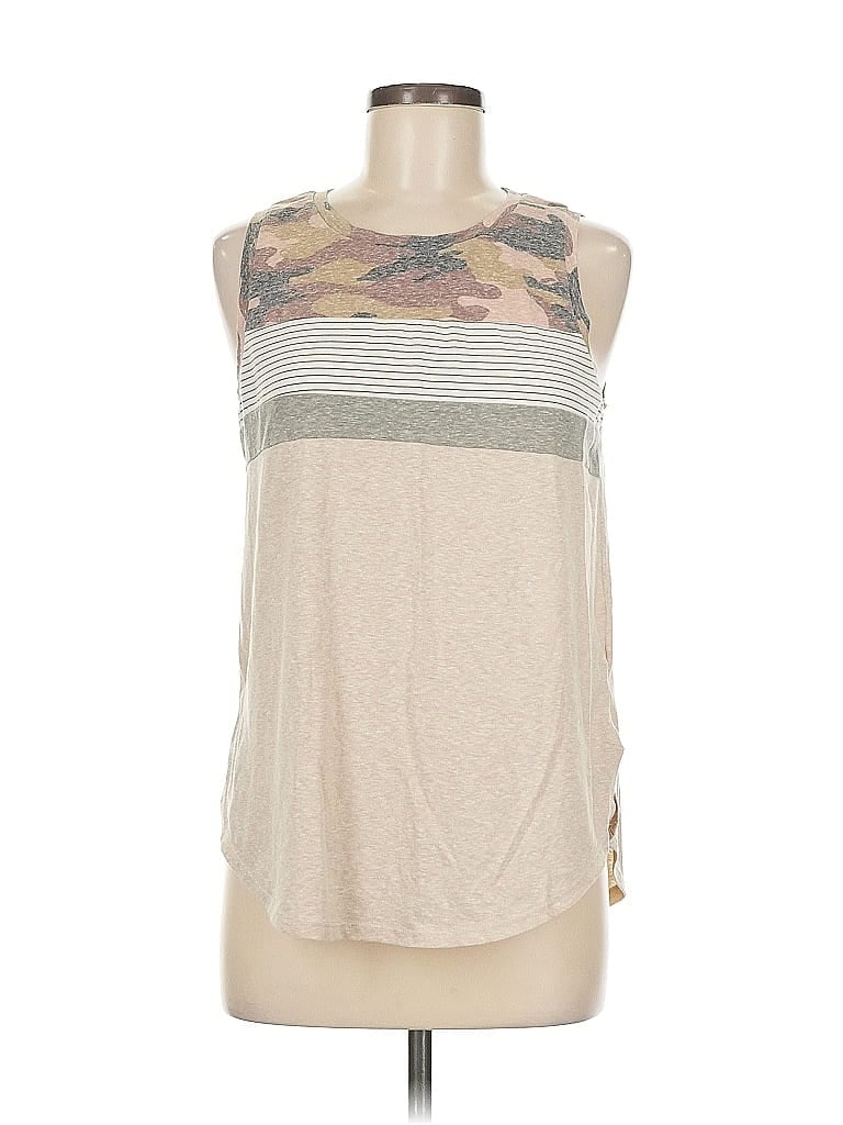 Pre-owned Hem & Thread Sleeveless T-shirt In Brown