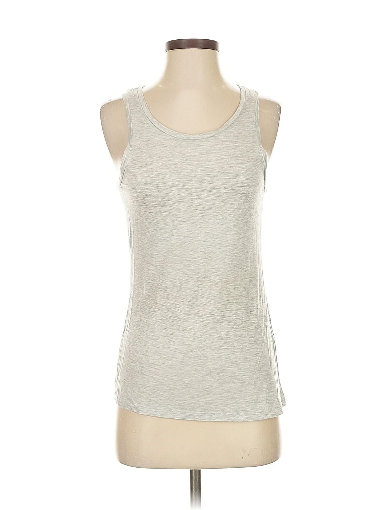 Pre-owned Banana Republic Tank Top Gray Halter Neckline Tops