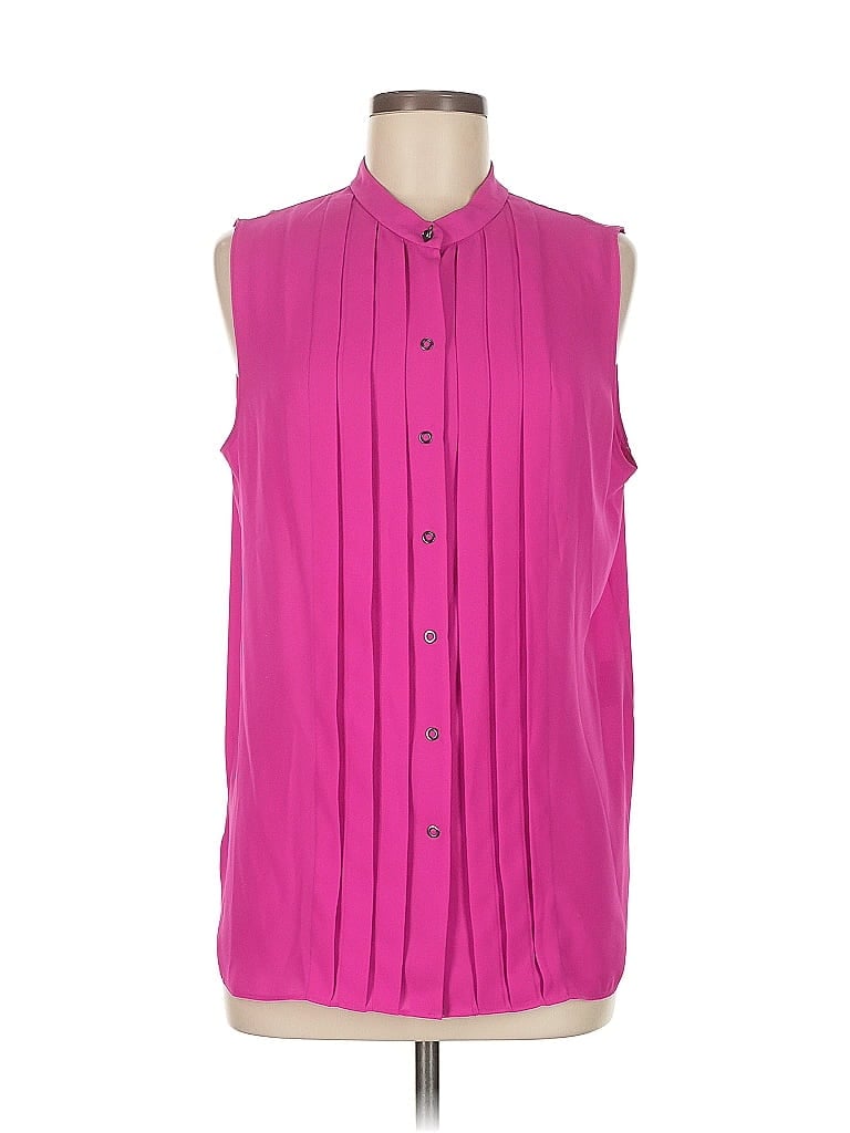 Pre-owned T Tahari Sleeveless Blouse In Pink