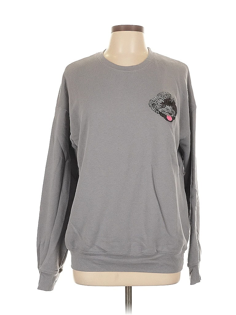 Bella + Canvas Gray Sweatshirt Size L - photo 1