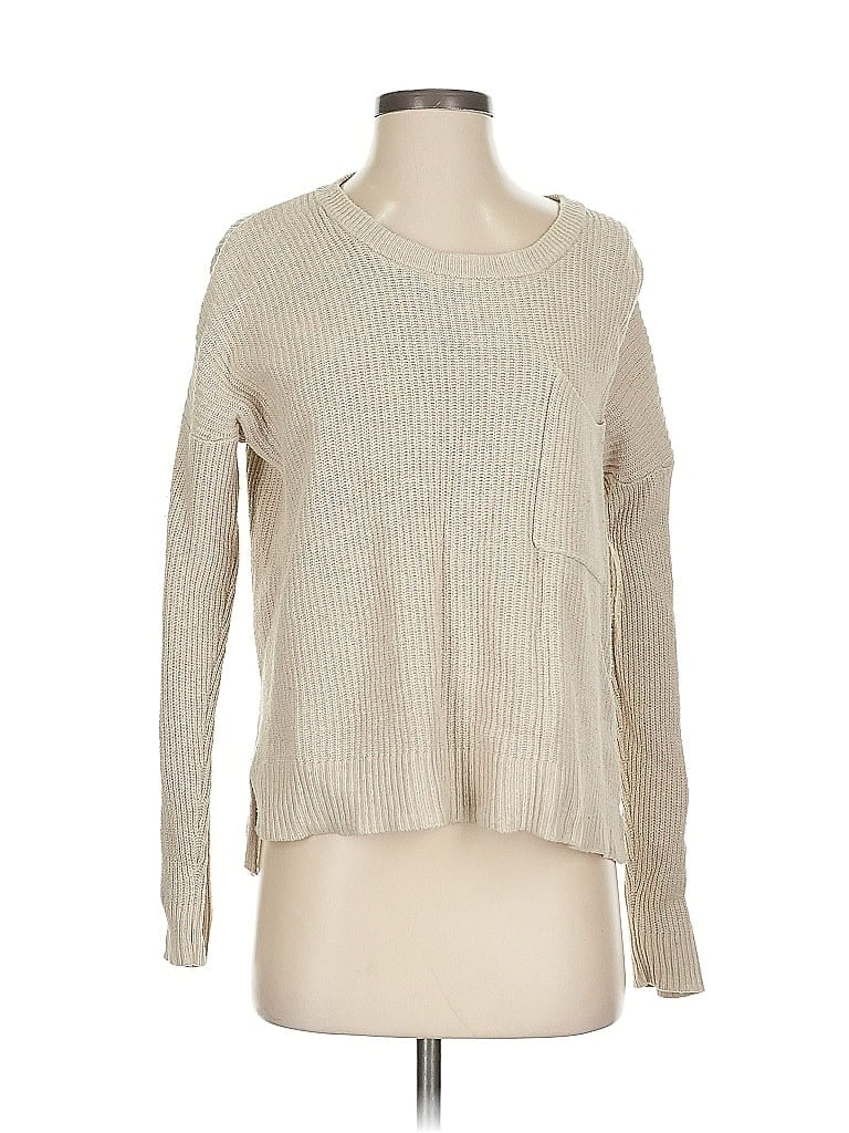 Pre-owned Madewell Pullover Sweater In White